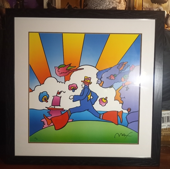 The Artist-one and only Peter Max presents " Cosmic Runner" - Picture 3 of 9